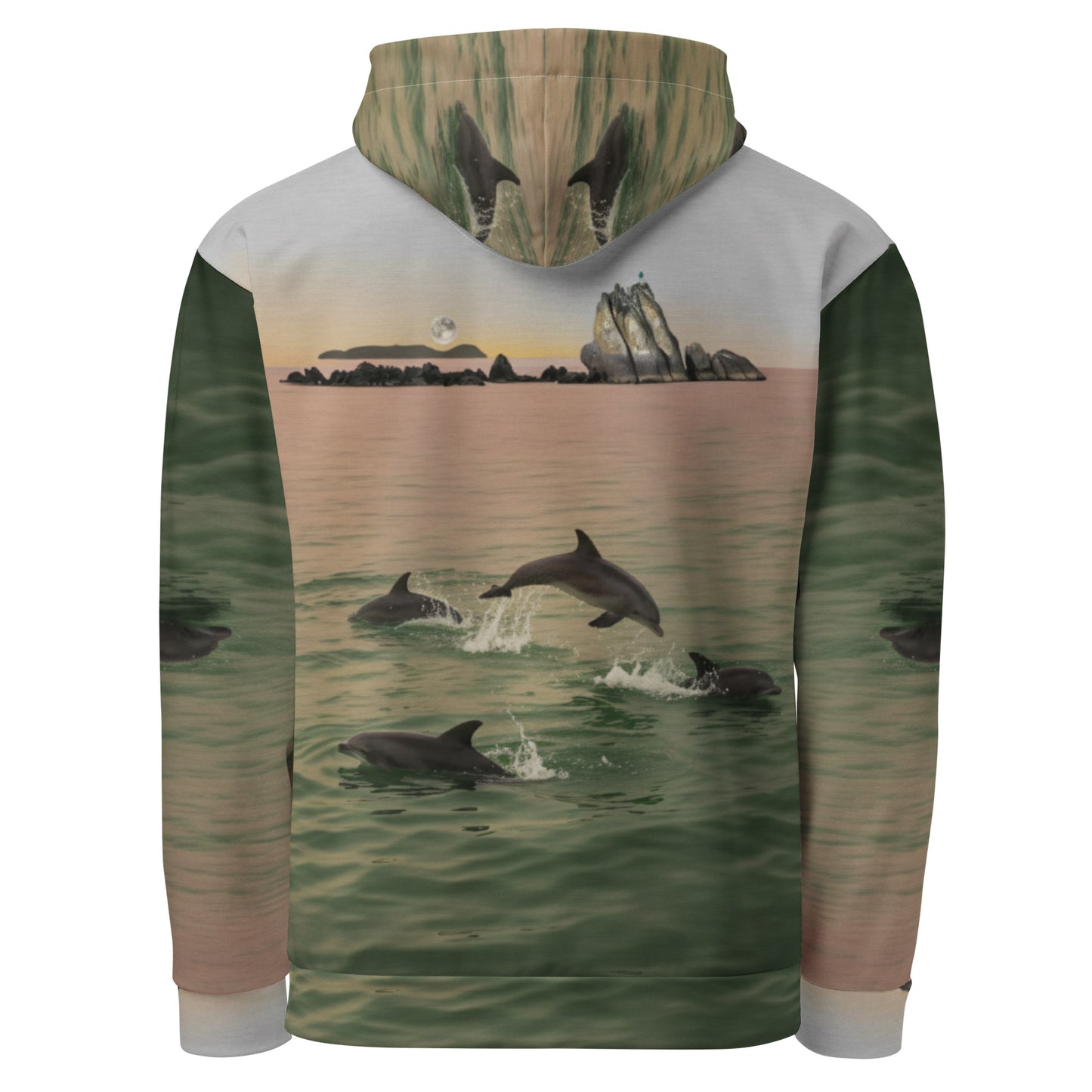 Te Marama Hoodie — EASTERLY, back View,