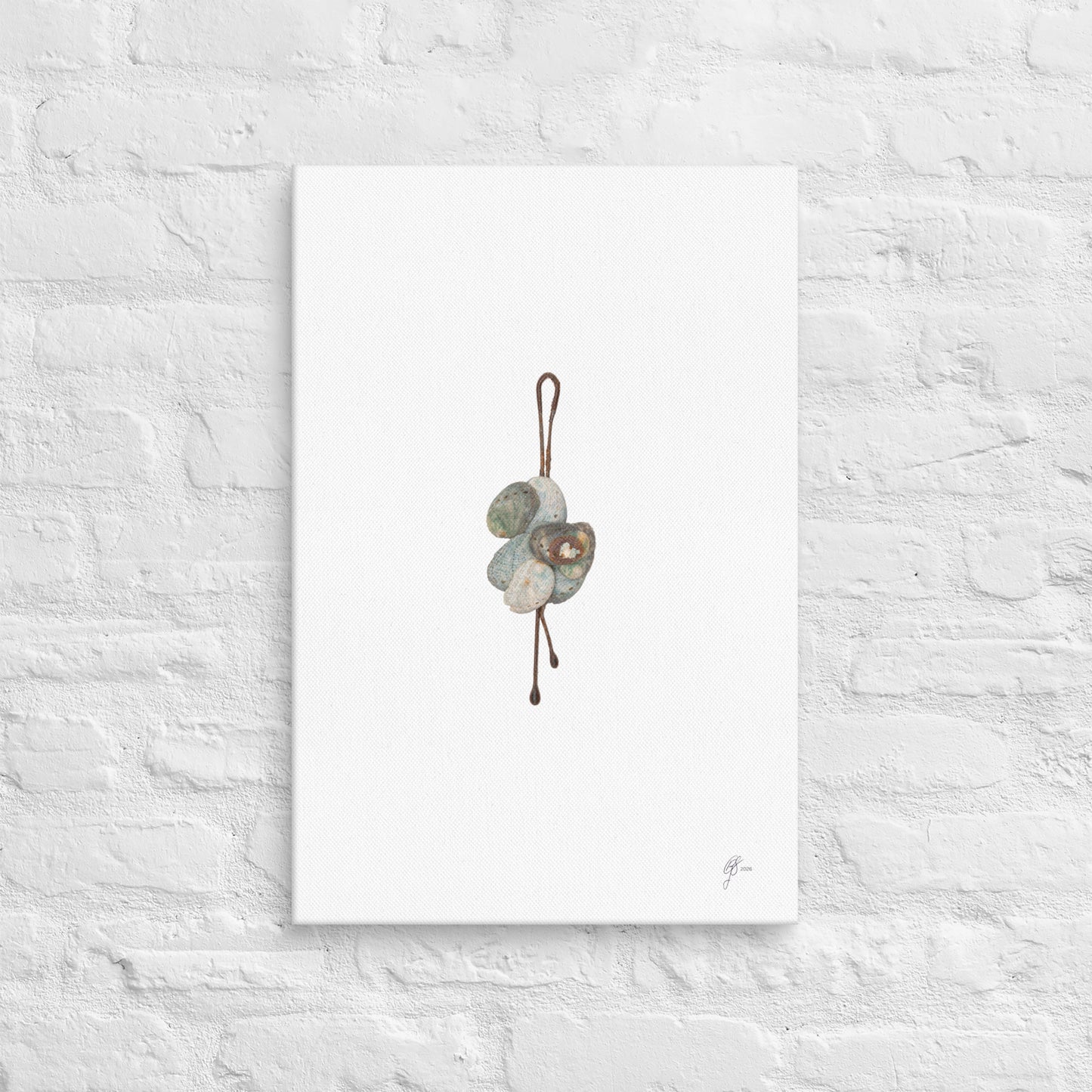 Bobby Pin – Pāua Shell Canvas Print, A2, Stewart Island New Zealand | EASTERLY