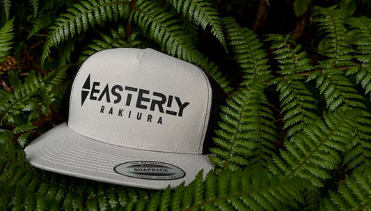EASTERLY RAKIURA Trucker Cap — Stone