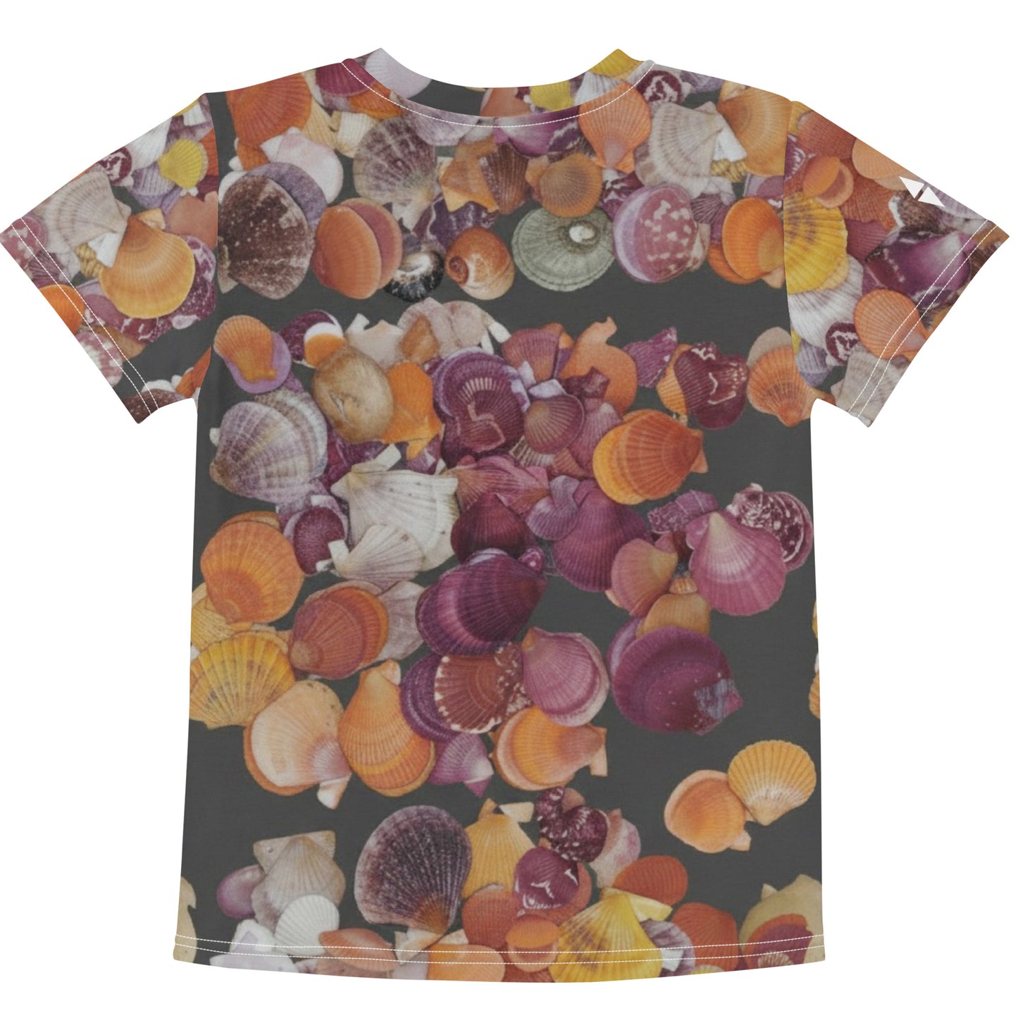Big Glory Print — Kids' Tee, Back View, White. Stewart Island New Zealand | EASTERLY
