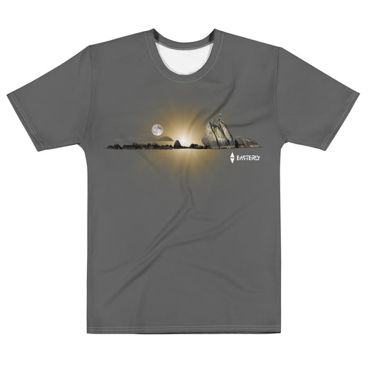Glowing Skies — Men's Tee, Front View, White. Stewart Island New Zealand | EASTERLY

