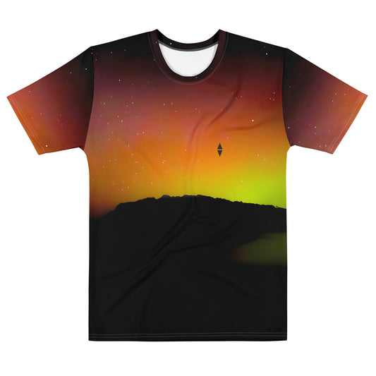 Glowing Skies — Men's Tee, Front View, White. Stewart Island New Zealand | EASTERLY
