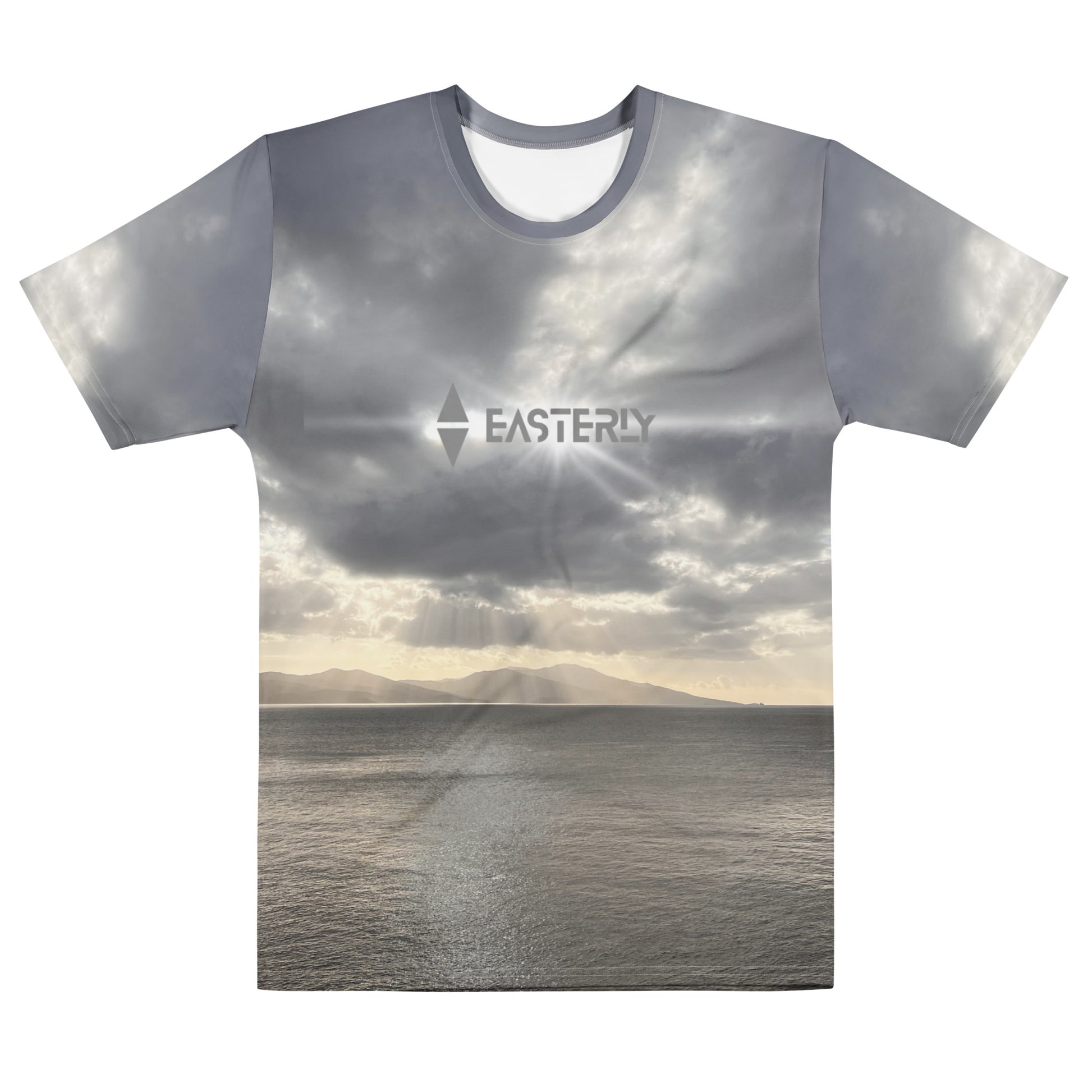 Hananui — Men's Tee, Front View, White. Stewart Island New Zealand | EASTERLY
