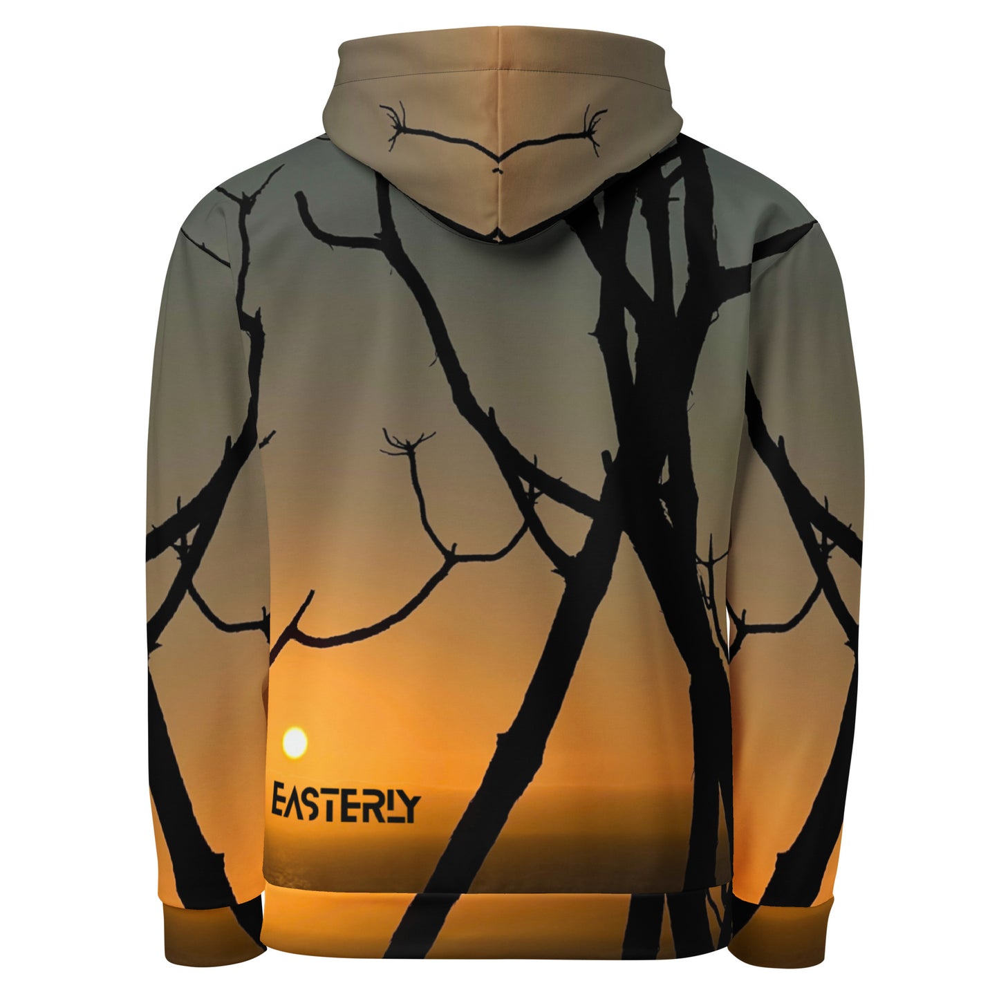 Broken Vessel — Unisex Hoodie, Back View, White. Stewart Island New Zealand | EASTERLY
