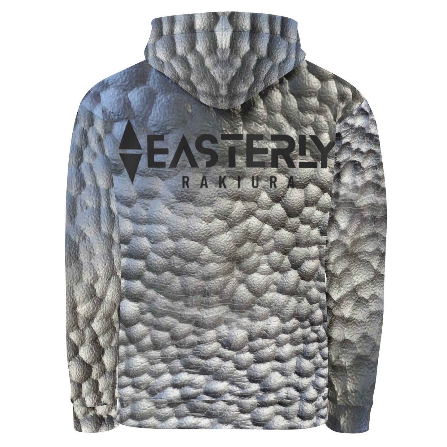 Durvillaea — Unisex Hoodie, Back View, White. Stewart Island New Zealand | EASTERLY
