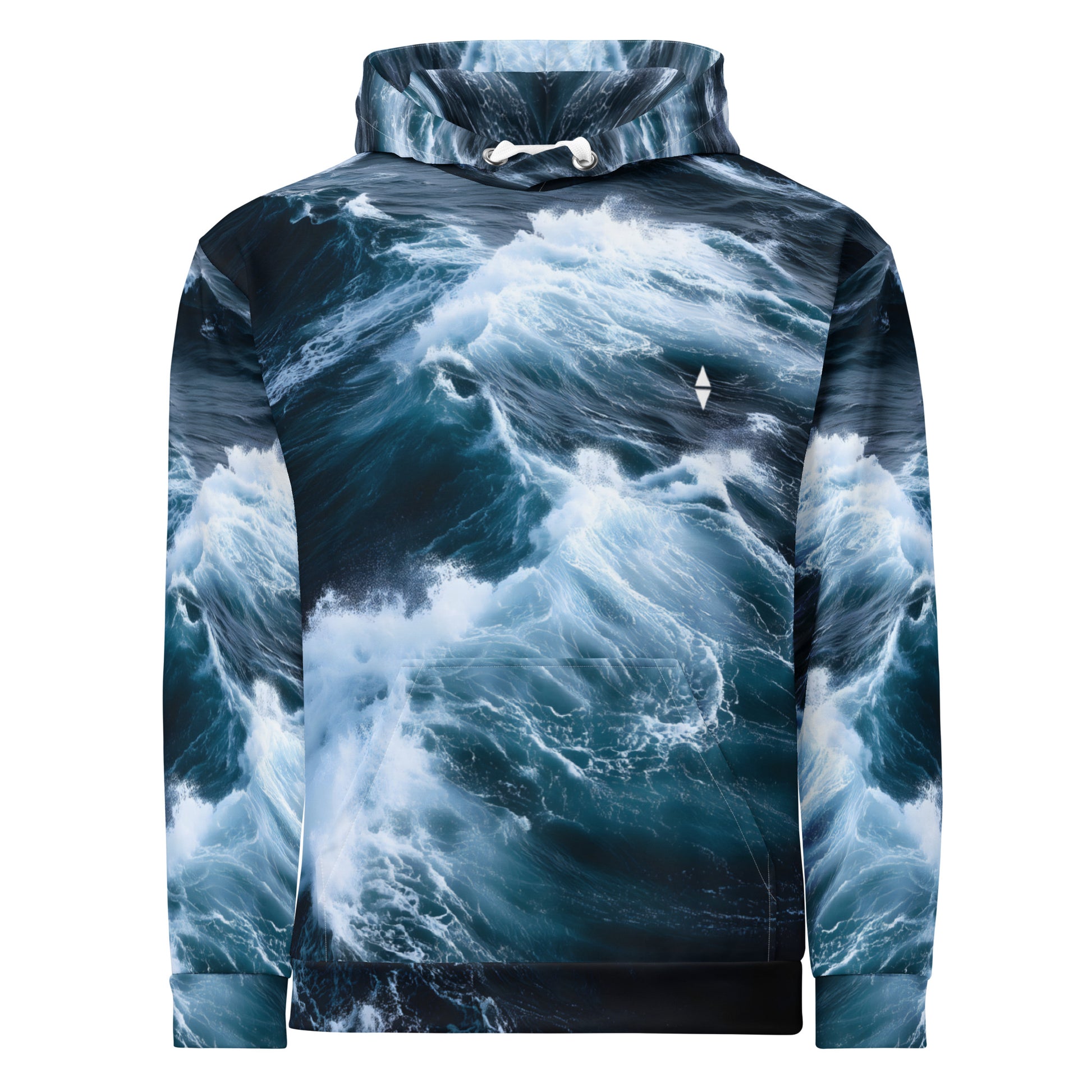 The Roaring Forties Hoodie — EASTERLY, Front View, White.