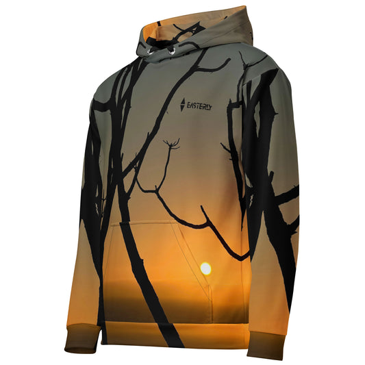 Broken Vessel — Unisex Hoodie, Left Front View, White. Stewart Island New Zealand | EASTERLY
