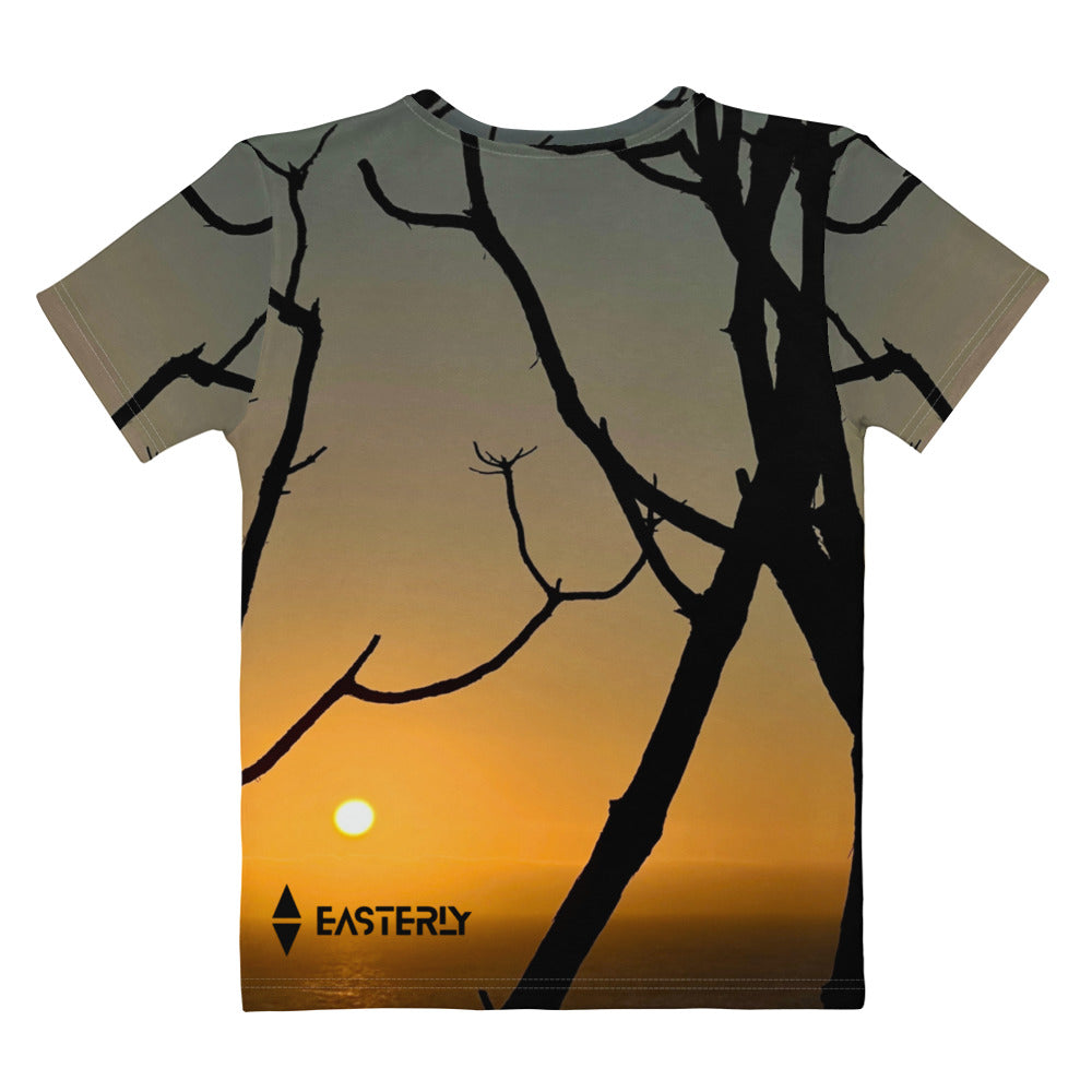 Broken Vessel — Women's Tee, Back View, White. Stewart Island New Zealand | EASTERLY
