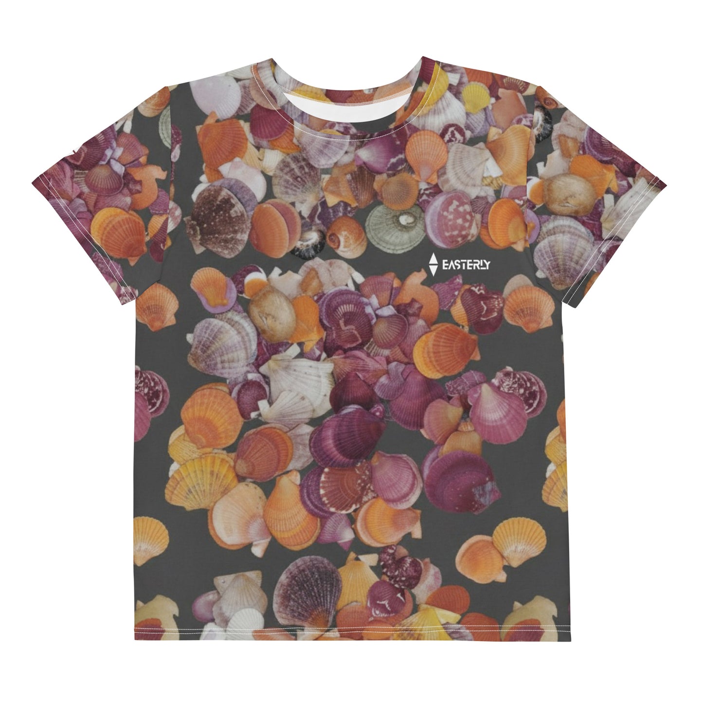 Big Glory — Youth Tee, Front View, White. Stewart Island New Zealand | EASTERLY

