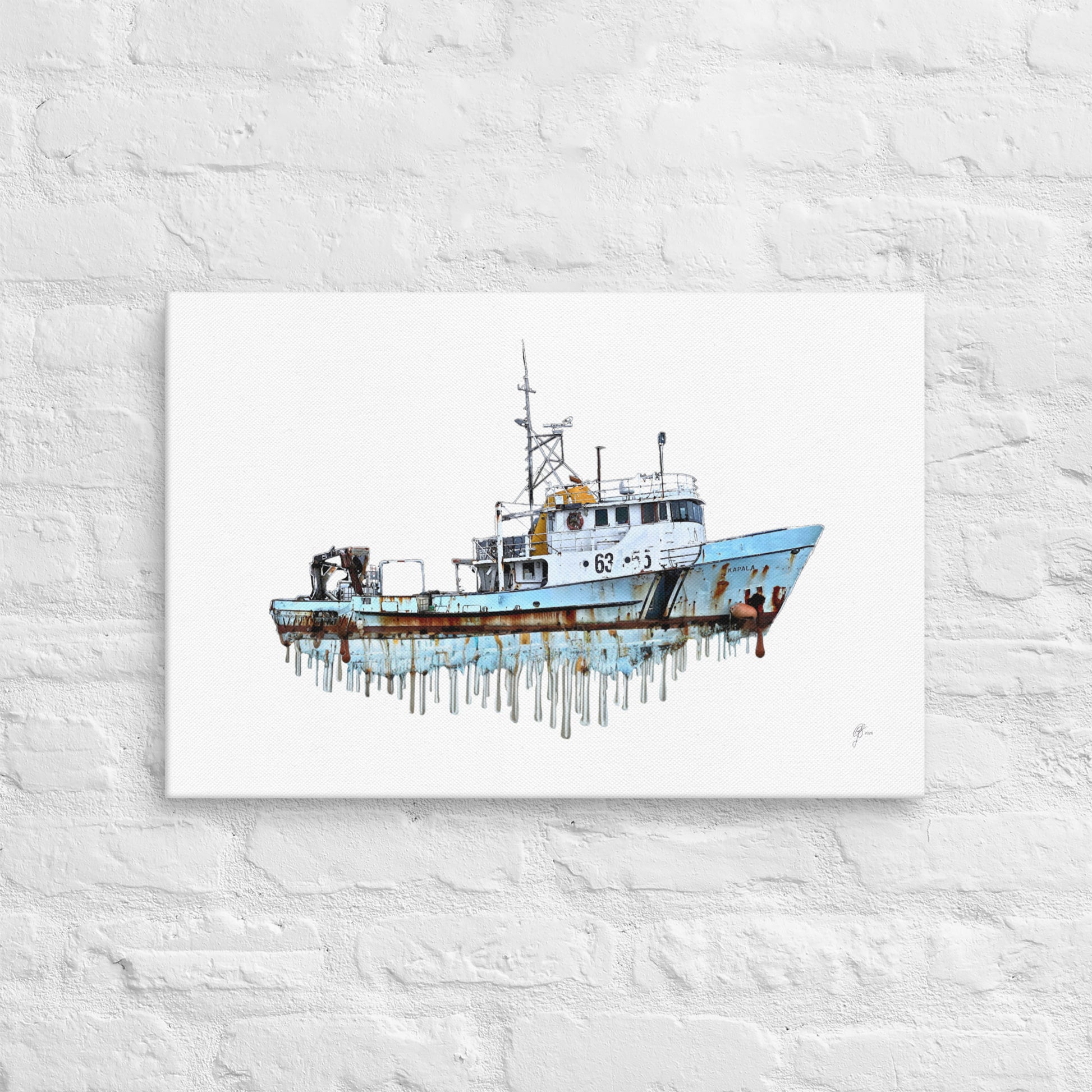 Kapala – Fishing Boat Canvas Print, A2, Stewart Island New Zealand | EASTERLY