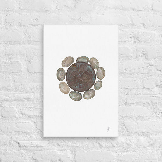 Ten – NZ Ten Cent Pāua Canvas Print, A2, Stewart Island New Zealand | EASTERLY