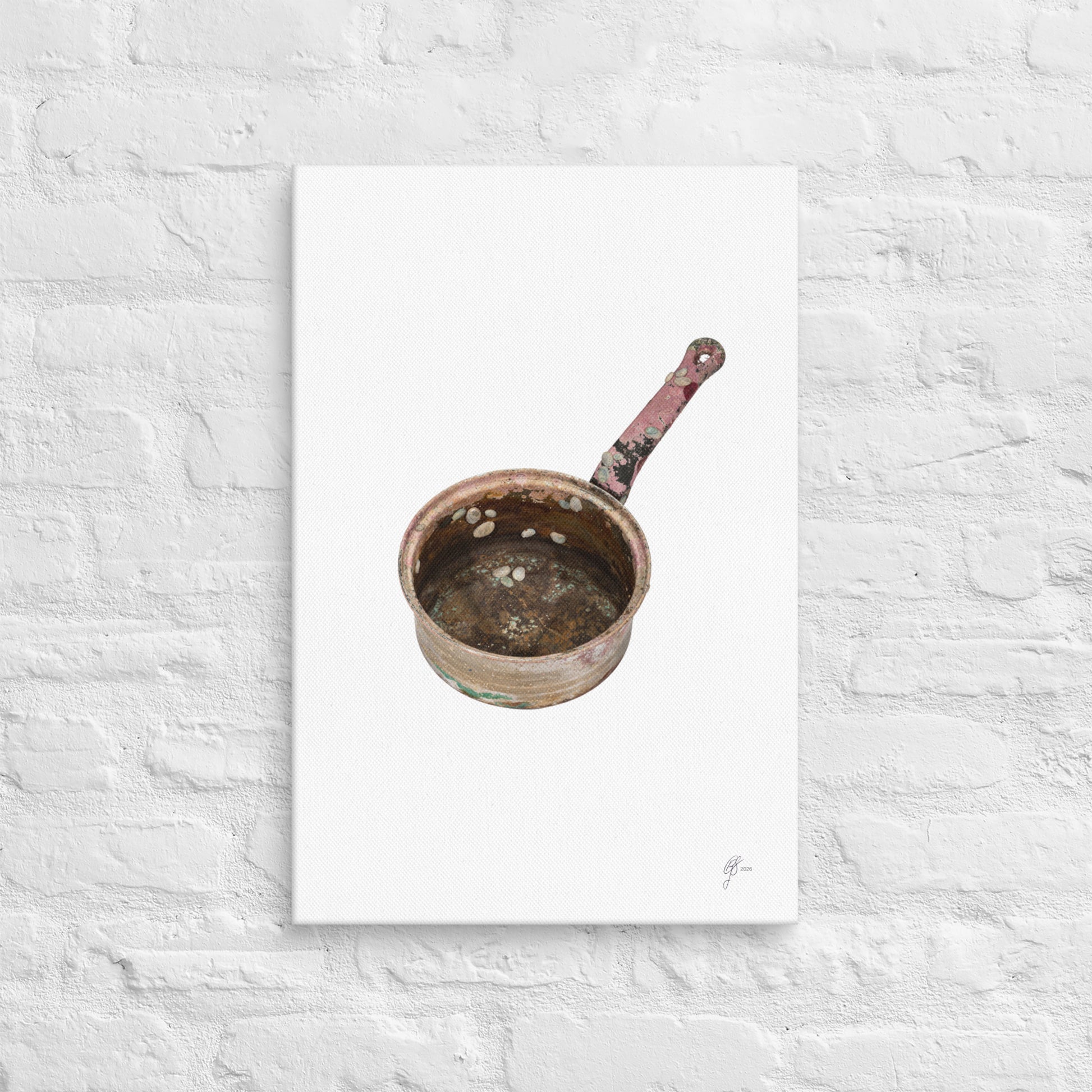 Jenny's Pot – Found Object Pāua Canvas Print, A2, Stewart Island New Zealand | EASTERLY