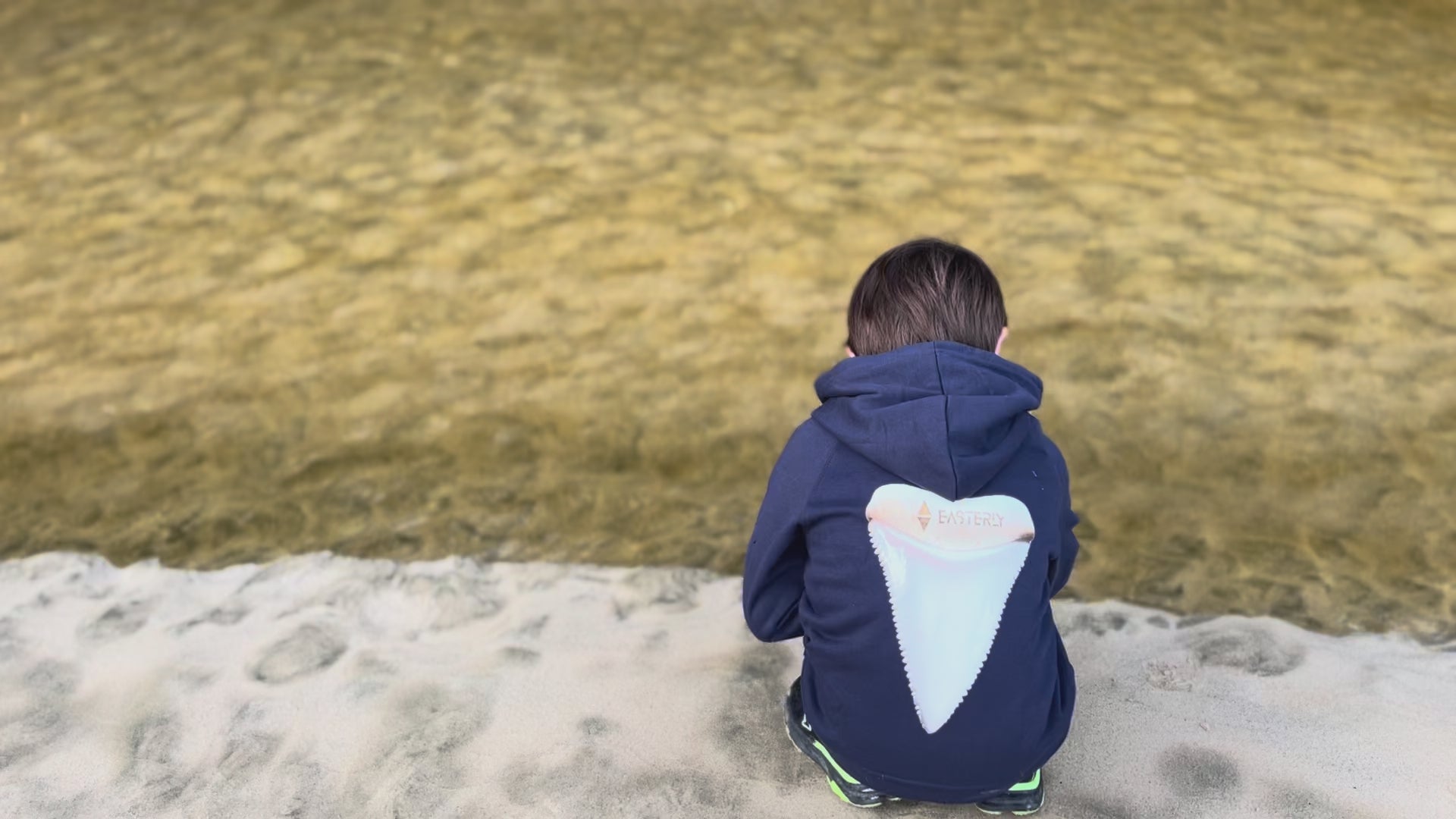 Playing at Bathing Beach , Stewart Island.