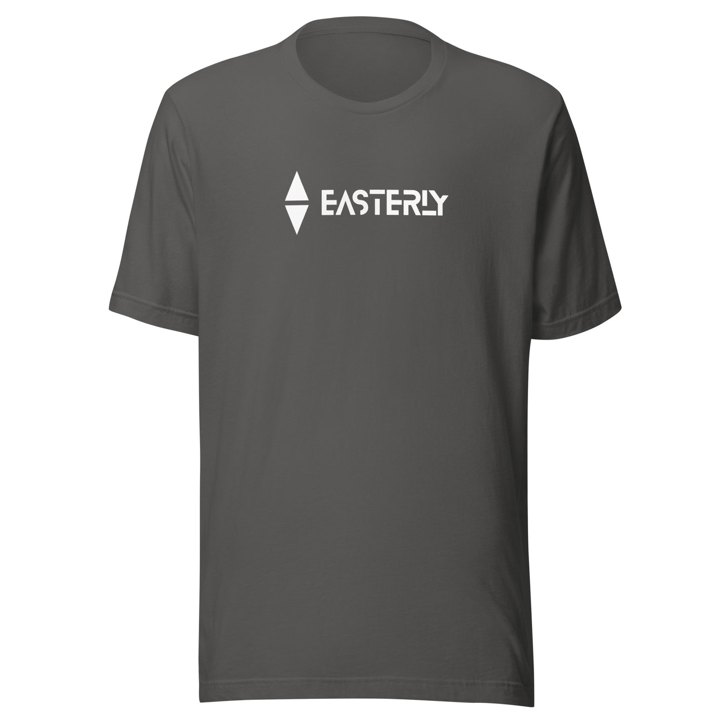 The Due East — Unisex Tee, Front View, Asphalt. Stewart Island New Zealand | EASTERLY