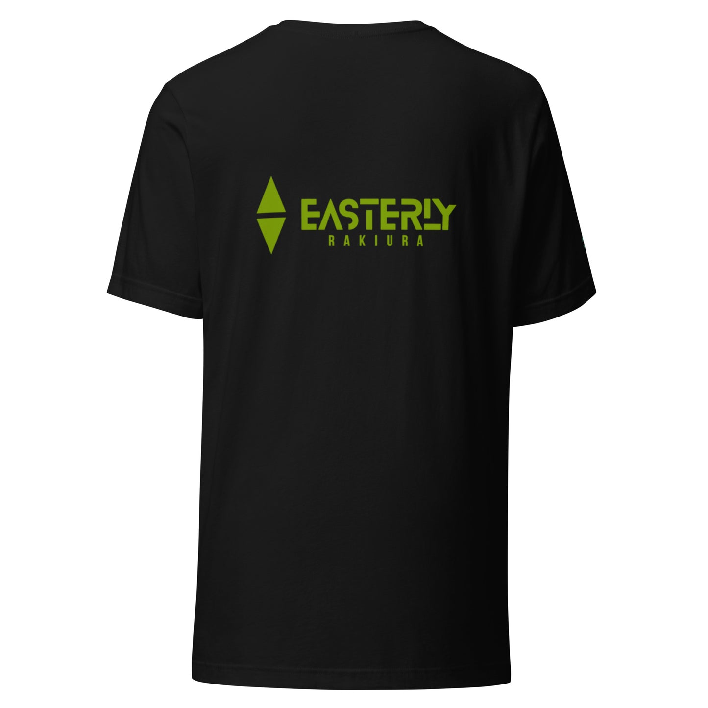 Aurora Australis — Unisex Tee, Back View, Black. Stewart Island New Zealand | EASTERLY
