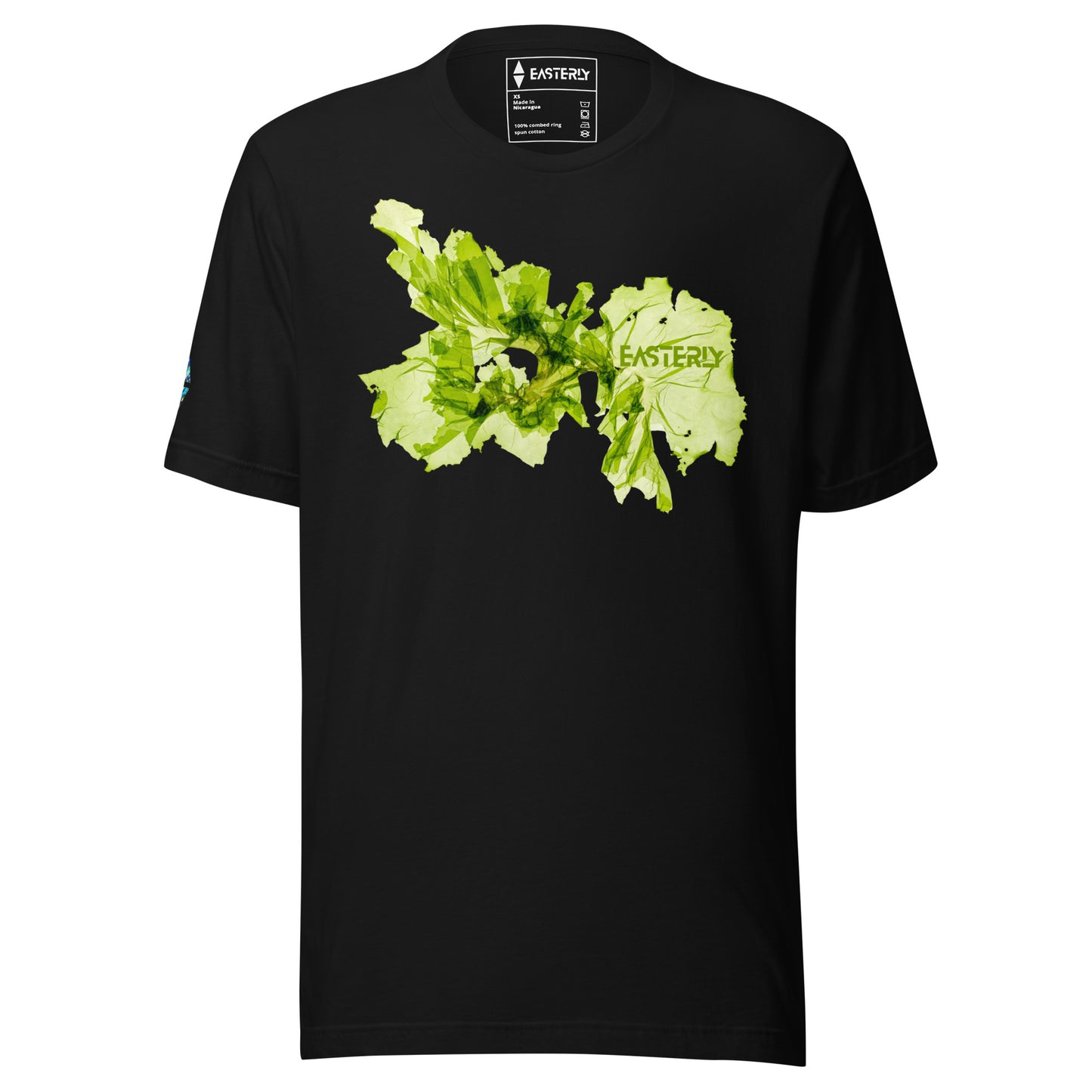 Aurora Australis — Unisex Tee, Front View, Black. Stewart Island New Zealand | EASTERLY
