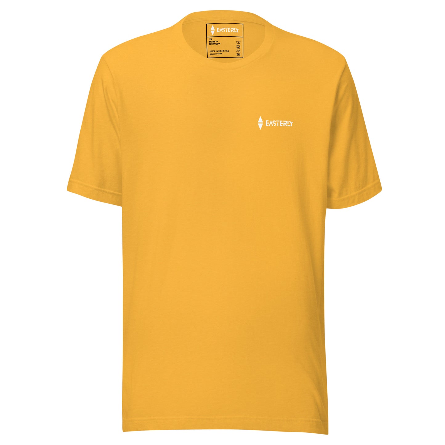 Safe Passage — Unisex Tee, Front View, Heather Yellow Gold. Stewart Island New Zealand | EASTERLY