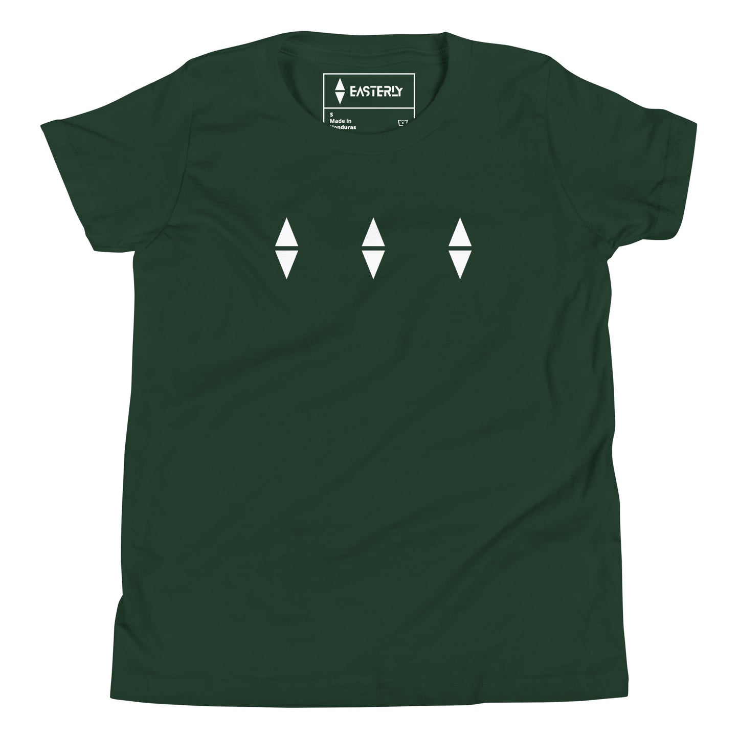 Cardinal Flash — Youth Tee, Front View, Forest. Stewart Island New Zealand | EASTERLY