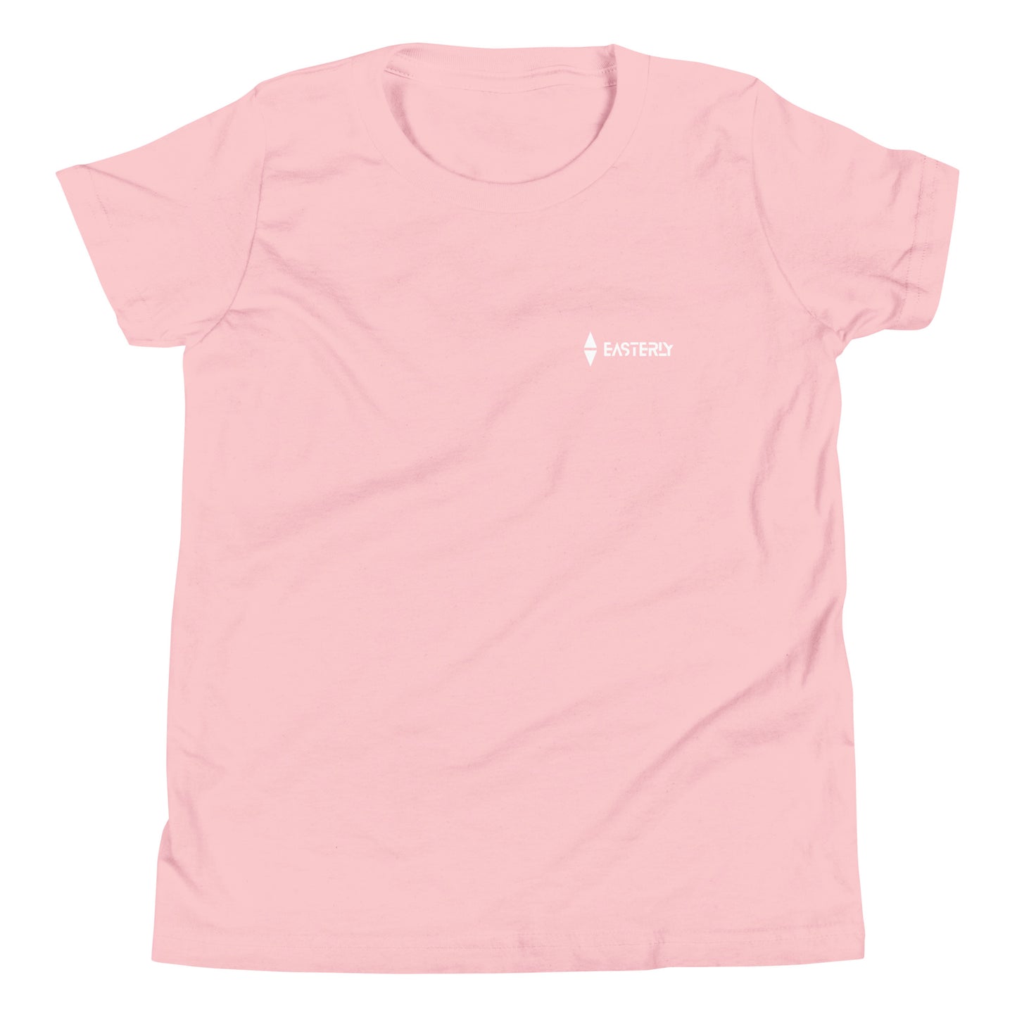Safe Passage — Youth Tee, Front View, Pink. Stewart Island New Zealand | EASTERLY